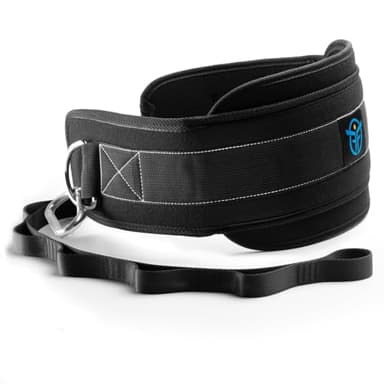 Eric Flag Ceinture Lestée pour la Musculation, Street Workout, Calisthenics - Ceinture de Lest pour Hommes et Femmes avec Chaîne ou Corde, Adaptée à Chaque Morphologie - Jusqu'à 300 KG de Charge