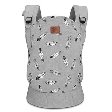 Kinderkraft Porte Bébé Physiologique MILO, Érgonomique, Portage Av/Ar, Gris