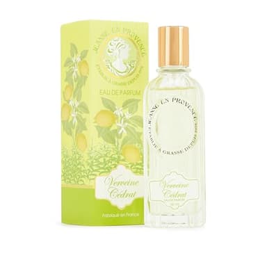 JEANNE EN PROVENCE - Parfum Femme Verveine Cédrat - Eau de parfum - Flacon Vaporisateur 60 ml - Fabriqué en France à Grasse