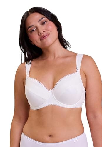 Sans Complexe - Modèle New Calin - Soutien-Gorge maternité Emboitant avec Armatures - Femme - 95D - Ivoire