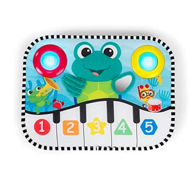 Baby Einstein, Clavier Musical, Jouet Ocean Explorers Neptune's la Tortue, Musique et Lumières, Decouverte Chiffres Formes et Couleurs en 3 Langues, A Partir de la Naissance