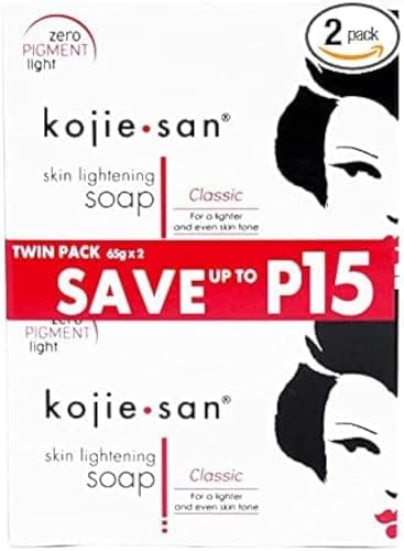 Savon éclaircissant par Kojie San Skin Lightening Kojic Acid Savon (2 Bar 65 g)