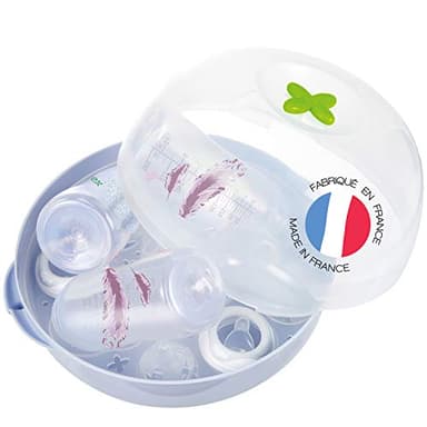 Tigex Stérilisateur Biberons pour Micro-ondes, Stérilise en 4 Minutes