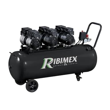 Ribimex - PRCOMP3/100SILR - Compresseur silencieux 3 CV, 100 L