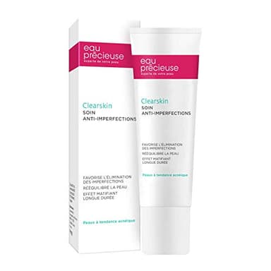 Eau Précieuse - Soin Anti-Imperfections Clearskin - Soin visage matifiant et rééquilibrant - Favorise l'élimination des imperfections - Peaux à tendance acnéique - 50 ml