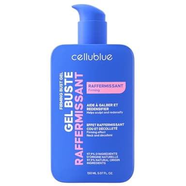 Gel Buste Raffermissant Cellublue – Décolleté sublimé & poitrine tonifiée – Effet tenseur + volume – Plus nourrie, raffermie – Hydratation profonde
