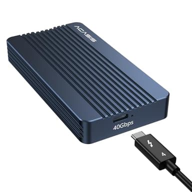 ACASIS 40Gbps Boîtier et Adaptateur Disque Dur Externe,Aluminium M.2 NVMe SSD USB-C Station d'accueil,pour NVMe PCIe 2280M-Key(B+M Key),Compatible avec Thunderbolt 3/4 USB 4/3.2/3.1/3.0/Type-C Device