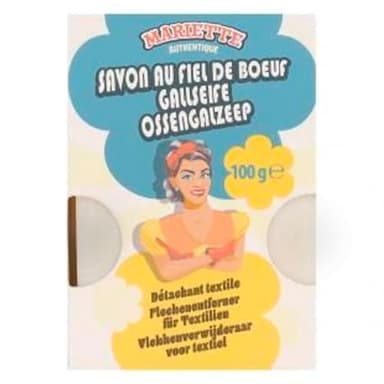 MARIETTE - Savon au fiel de boeuf Mariette - Détachant - Lot 2 x 100g. - Rien ne lui résiste ! Dites adieu aux taches tenaces.