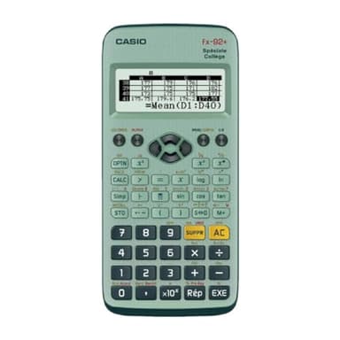Calculatrice scientifique CASIO fx-92+Spéciale collège