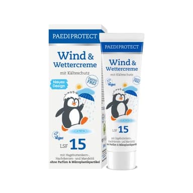 PAEDIPROTECT crème hydratante visage pour bébés 30 ml, lotion de soin enfants & adultes avec SPF 15, protection contre le froid, le vent, l'humidité, apaisement des zones cutanées irritées