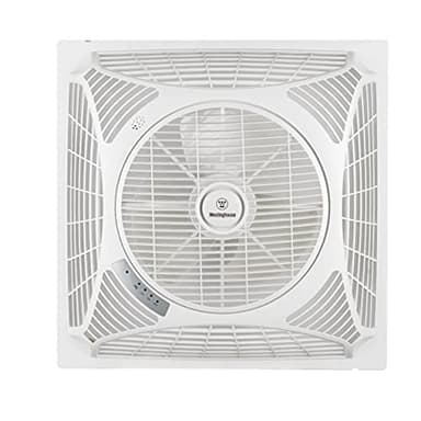 Westinghouse Windsquare Ventilateur de plafond (L x l x H) 60 x 60 x 21 cm Couleur des pales: blanc Couleur du boîtier (détails): blanc