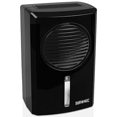 Duronic DH05 Mini Déshumidificateur électrique noir 250 ml d'eau par jour de 22,5W Réservoir d'eau de 500 ml Compact et silencieux Filtre nettoyable Idéal pour petits espaces