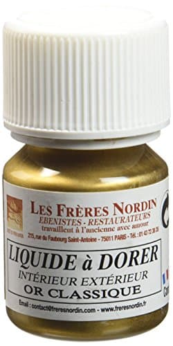 Les Frères Nordin 152902 Liquide pour dorer Or Classique