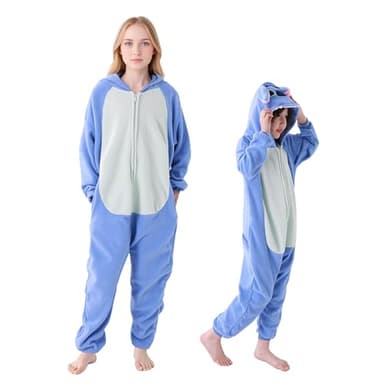 Udekit Grenouillère de Dessin Animé, Pyjama Mignon Robe Barboteuse, Costume de Cosplay pour Le Carnaval et la Fête d'halloween pour Adultes Moyen