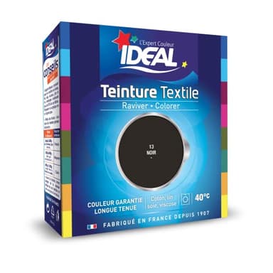 Ideal Teinture Textile Liquide 75 ml Noir