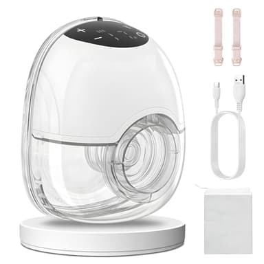 Anluomania Tire Lait Électrique, Tire Lait Électrique Main Libre, tire-lait electrique, tire-lait Rechargeable, Sans BPA, 4 Modes, 12 Niveaux de Succion, Silencieux & Puissant, Écran LED