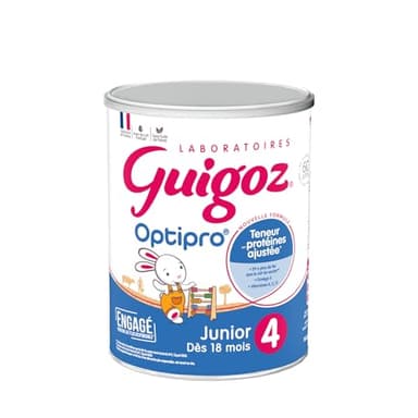 GUIGOZ OPTIPRO Junior 4 Lait de croissance en poudre dès 18 mois - Boîte de 900g