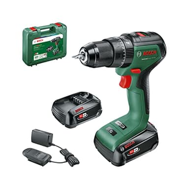 Bosch Home and Garden UniversalImpact 18V-60 Perceuse-visseuse à percussion sans fil avec 2 batteries et système 18 V