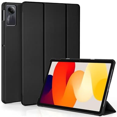 EasyAcc Coque Compatible avec Xiaomi Redmi Pad SE 11 Pouces 2023 Tablette, Étui de Protection Fin avec Support pour Redmi Pad SE 2023, Noir