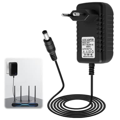 Universel 5V 1A Adaptateur d'alimentation AC vers DC Fiche 5,5mm x 2,5mm Convertisseur onduleur transformateur pour Moniteur bébé routeur WiFi HUB USB TV Box