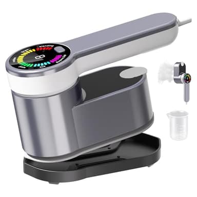 Defroisseur Vapeur Fer à Repasser Voyage Portable Defroisseur Vapeur Vertical 2 en 1 Humide et Sèche，1200W Steamer Voyage avec 120ml Réservoir d'eau Mini Défroisseur à Main pour Voyages et Maison