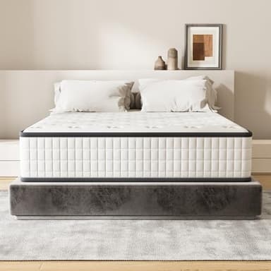 TEENO Matelas 180x200 | Épaisseur 22cm | Matelas en Mousse à Mémoire de Forme | Matelas de lit d'adulte | Certifié Oeko-TEX | Sommeil Parfaite| 2 Personnes (Matelas 180x200x22cm)