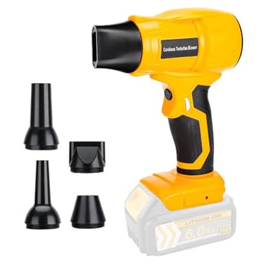 Mini souffleur d'air sans fil 350 W compatible avec batterie Dewalt XR 18 V, moteur haute vitesse 96 000 tr/min, compact et léger pour appareils électroniques, claviers, voitures, outils et nettoyage