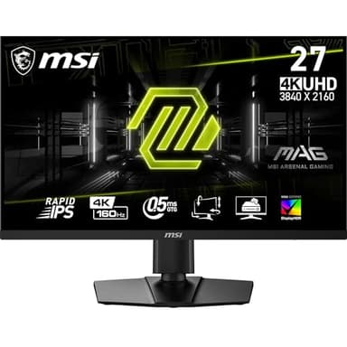 MSI MAG 274UPF E2 écran Gaming 27“ UHD 4K - Dalle IPS 3840x2160, 160 Hz / 0,5 ms (GtG), 133% sRGB, Design sans Cadre, DisplayHDR 400, DisplayPort 1.4a, HDMI™, USB Type-C