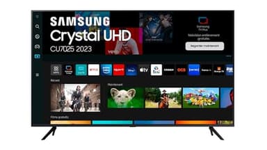 Samsung TV Crystal UHD 4K 2023 55CU7025 Smart TV de 55" avec PurColor, Processeur Crystal UHD, SmartThings, Contrast Enhancer avec HDR10+ et Smart TV Powered by Tizen