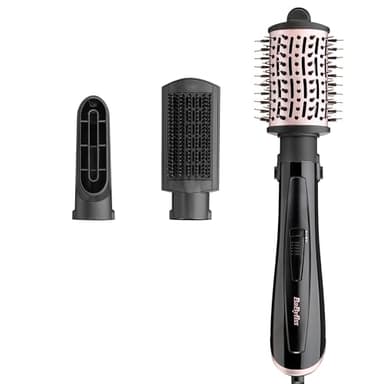BaByliss - AS128E - Brosse soufflante multi-styles Style Smooth 1000 idéale pour sécher, apporter du volume, lisser et mettre en forme, avec un seul appareil, fonction ionique anti-frizz