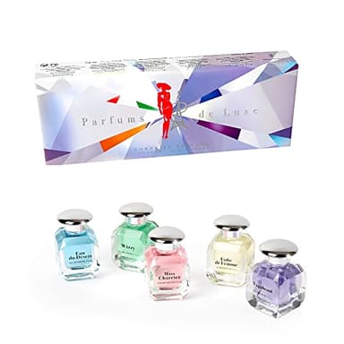 Charrier Parfums Parfums de Luxe, Coffret de 5 Eaux de Parfums Miniatures, 60 ml