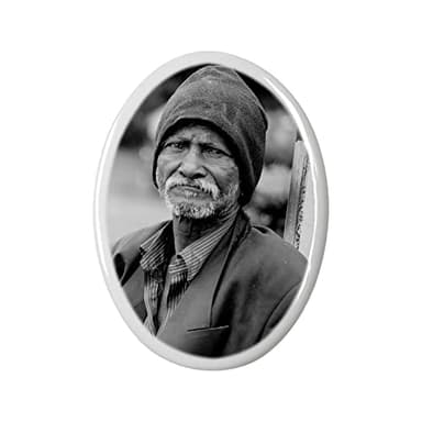 Cadre Photo Commémoratif Personnalisée Médaillon funéraire en Céramique Ovale Plaque Funéraire Personnalisable pour Pierre Tombale Intérieur Plaque Portrait Carrelage photo pour Mama Papa Chien Chat