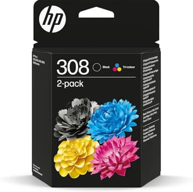 Ink Trader HP 308 Black and Colour Ink Cartridge Combo Pack - 6L6S6UE