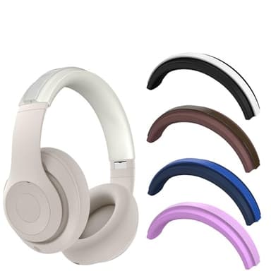 Couvre Bandeau Le Casque pour Beats Studio Pro Housse de Remplacement pour Bandeau Coussin Protecteur pour Casque d'écoute Top Pad Protector Sleeve Accessoires (Noir)