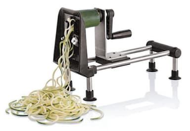Bron Coucke Coupe-légumes et Spaghetti Rouet Gourmet en Acier INOX
