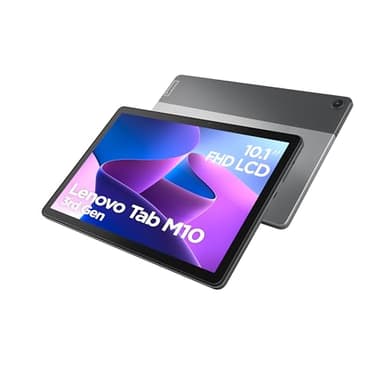Lenovo Tab M10 (3rd Gen) - Tablette Tactile 10.1 Pouces WUXGA (Unisoc T610, 8Coeurs, 4 Go de RAM, 64Go eMMC, Android 11, WiFi+Bluetooth) - Gris Foncé