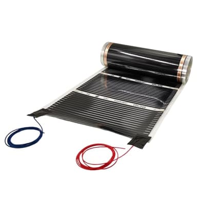 MincoHeat Kit de film chauffant 220 W/m² 50 cm - Système de chauffage infrarouge électrique - Facile à installer (50 cm x 2 m)