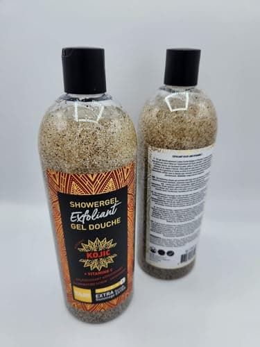 FPS ccharlotte Fashion Gel Douche EXFOLIANT KOJIC super Eclaircissant, Gommant,Adoucissant avec VTAMIN C 1000ml