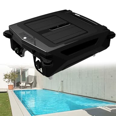 Beachtiful Robot Nettoyeur de Ppiscine, écumoire de Piscine Solaire, Robot Nettoyeur de Surface de Piscine, Batterie Solaire et Rechargeable, pour Toutes Les Piscines