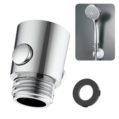 1PCS Stop Douche, Robinets d'Arrêt Pommeau de Douche G1/2 en ABS - Économiseur d'Eau Facile à Installer - Design Moderne - Interrupteur à Un Bouton, Convient pour La Cuisine ou La Douche (1PCS)