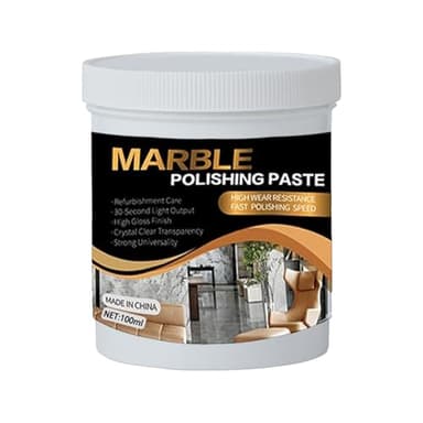 Nettoyant et polissage pour granit - Marbre, quartz, pierre - Détachant pour cuisine, salle de bain, carrelage de douche, lavabo - Brillance sans traces - 100 ml