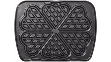 JEU PLAQ. GAUFRES COEUR AA PREMIUM, Noir