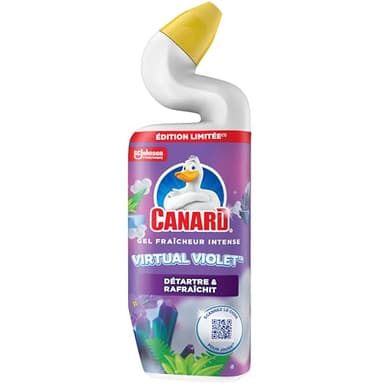 Canard® WC Gel Action Intense Edition Limitée Garden Escape - Gel Nettoyant et Désinfectant - Tue 99,9% des Bactéries - 1 Gel 750ML