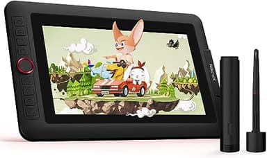 XP-PEN Artist 12 Pro Tablette Graphique avec Ecran HD IPS 11.6" Stylet à 8192 Niveaux avec Inclinaison et 8 Touches de Raccourcis - Compatible avec Mac, Windows