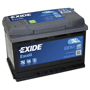 EXIDE Excell EB741 Batterie de Voiture 74Ah 680A