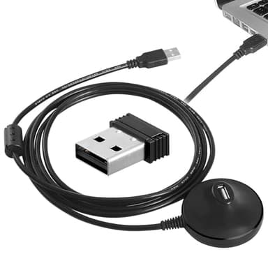 Clé USB Ant - Clé USB Ant+ avec Câble D'extension USB, Le Récepteur USB Ant Intérieur Est Un Élément De L'entraînement | TacX, Bkool, CycleOps, TrainerRoad