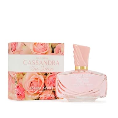 JEANNE ARTHES - Parfum Femme Cassandra Rose Intense - Eau de Parfum - Flacon Vaporisateur 100 ml - Fabriqué en France à Grasse
