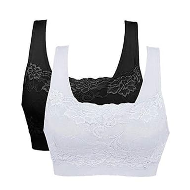 Litthing Brassière Soutien-Gorge sans Armature Dentelle Sexy Respirant Confortable pour l'Entraînement Physique Yoga pour Femme