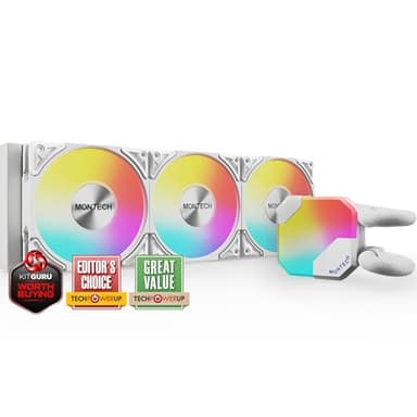Montech Kit Watercooling AIO HyperFlow RGB - 360mm (Blanc)