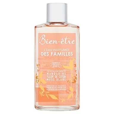 Bien-être - Eau Parfumée Des Familles Aux Notes Parfumées De Mandarine / Fleur De Coton Musc Blanc - 250 ml